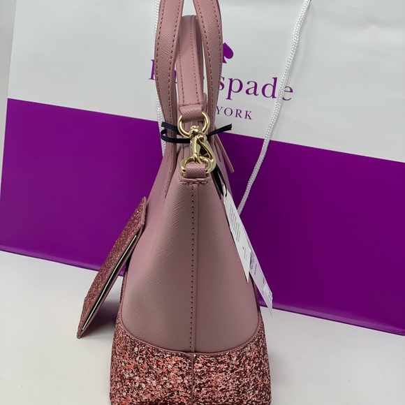 Kate spade Greta court ina pink glitter bag+wallet - Picture 3 of 8